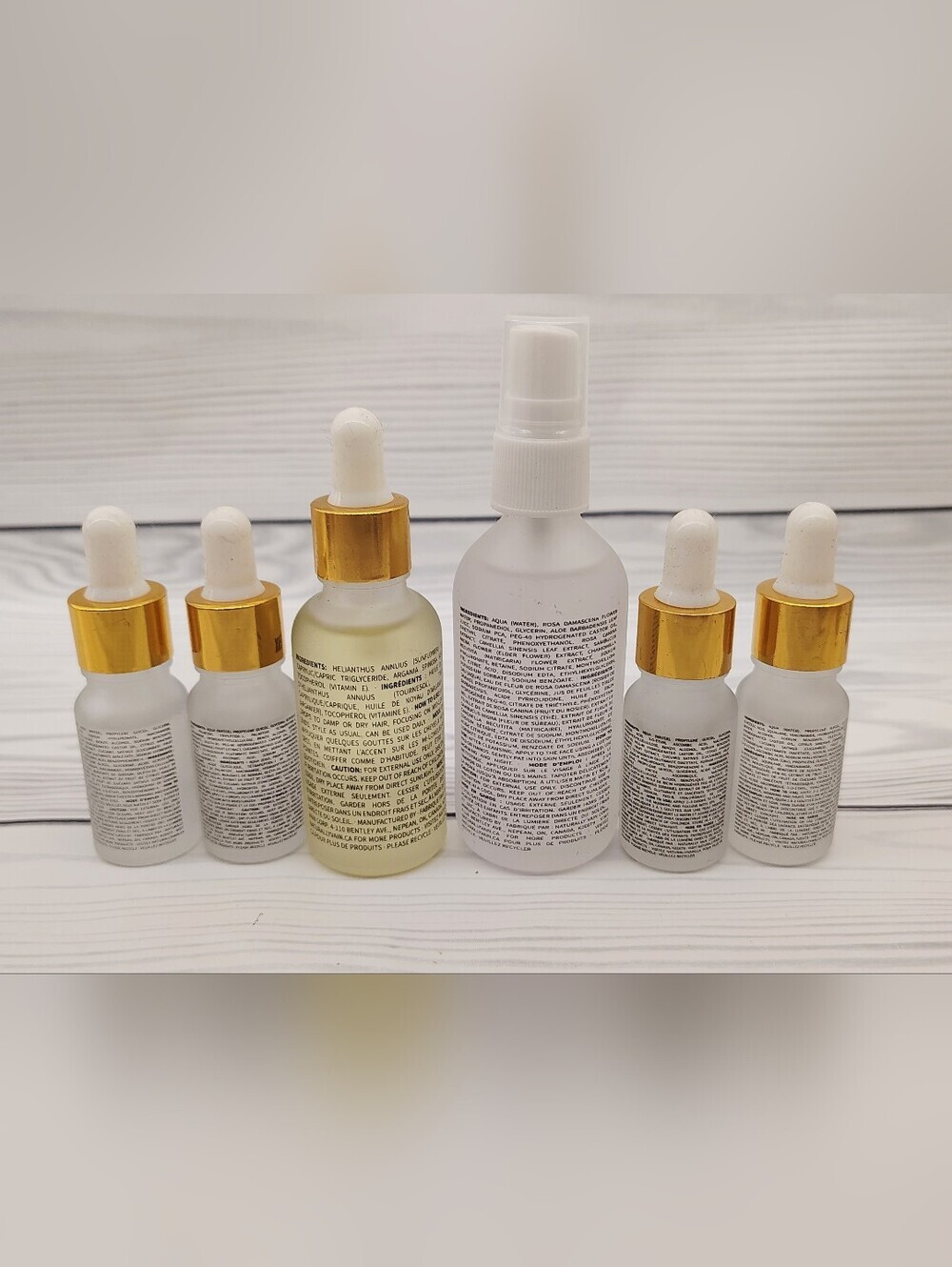 Naturally Vain Rose Peptide Argan Oil Serum Women’s Skincare Set - Bundle 10 Pcs - Picture 9 of 11